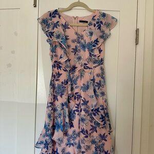 Tommy Hilfiger Pink and Blue Floral Dress